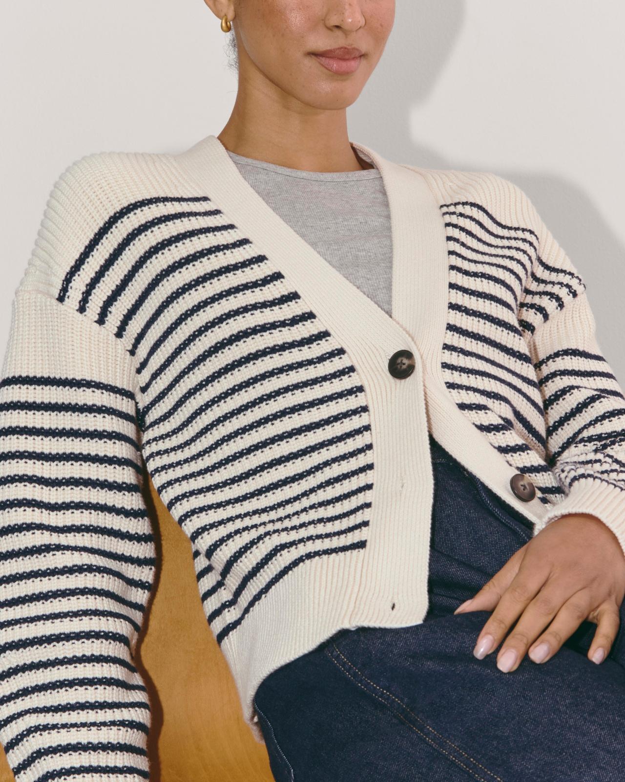 Womens Boxy Cardigan in Everyday Cotton by Everlane Product Image