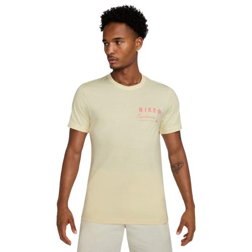 Nike Mens Nike Sweet Short Sleeve Crew T-Shirt - Mens Multi/Coconut Milk/Denim Turquoise Product Image