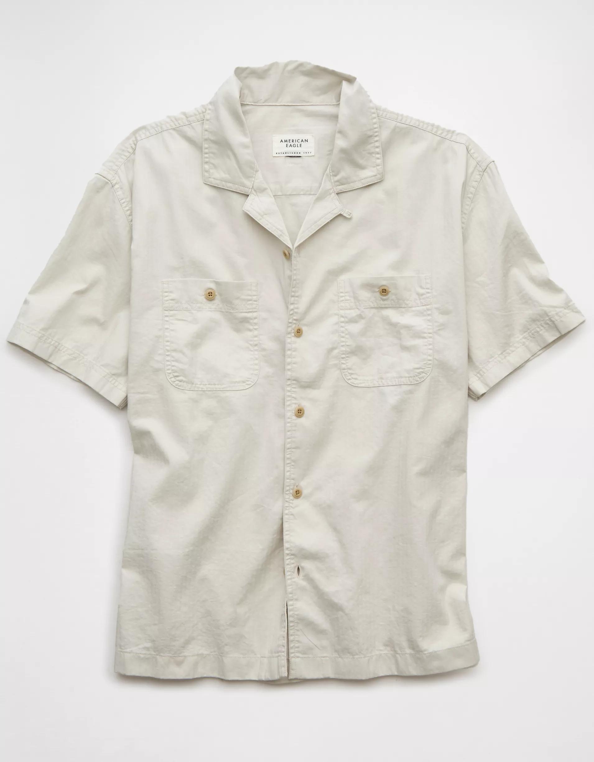 AE Poolside Button-Up Shirt Product Image