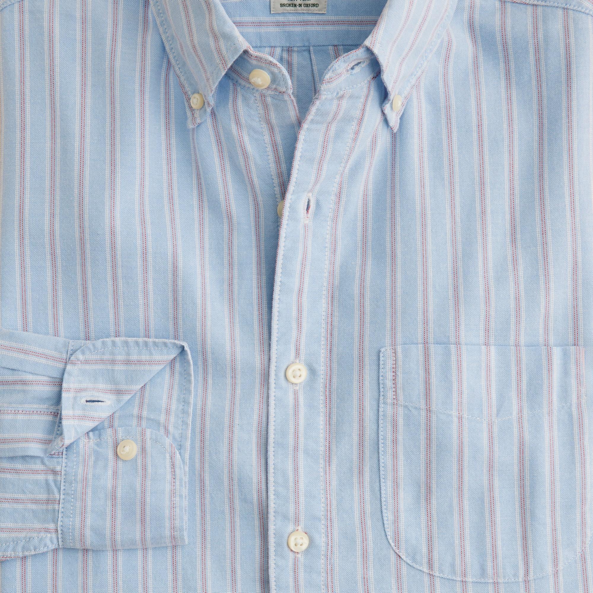 Broken-in organic cotton oxford shirt Product Image