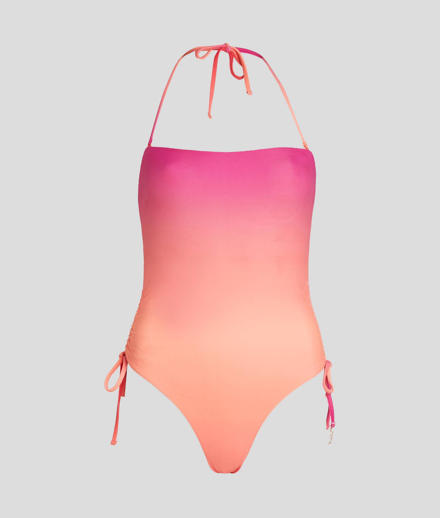 K/SIGNATURE HALTER-NECK SWIMSUIT Product Image