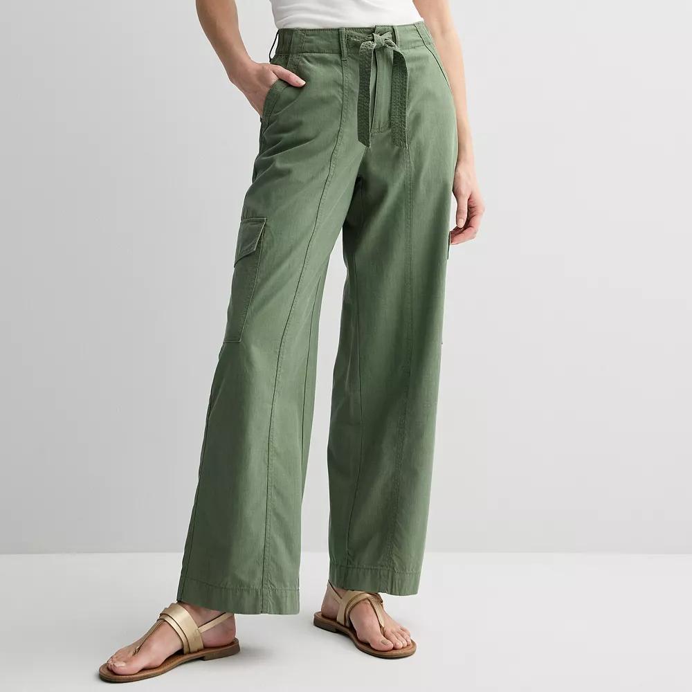 Women's Sonoma Goods For Life® Flowy Cargo Pants, Size: XS, Peri Dusk Product Image