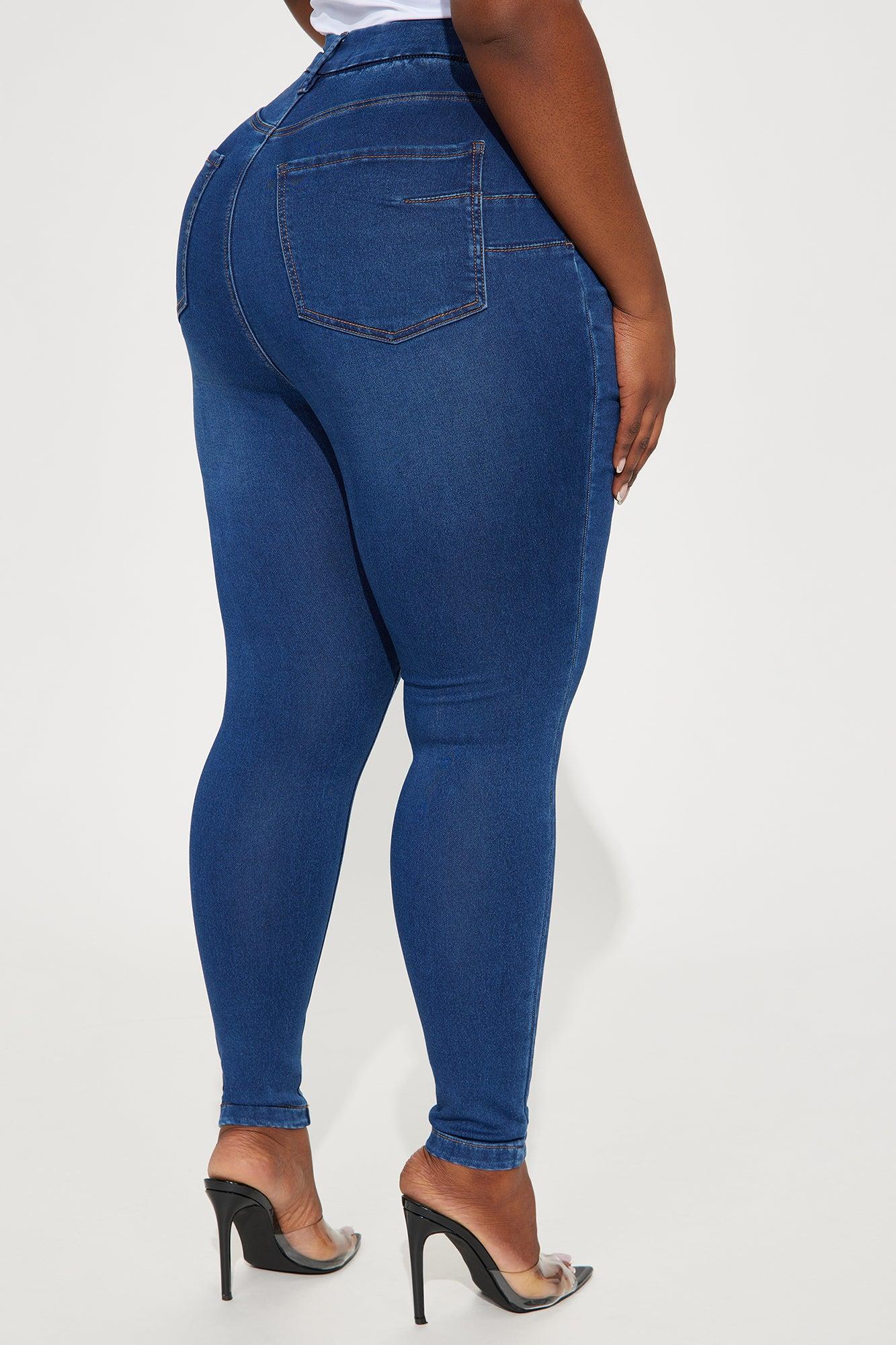 Can't Deny You Sculpting Skinny Jeans - Dark Wash Product Image