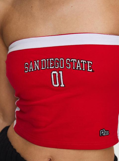 SDSU All Star Tube Top Red Product Image