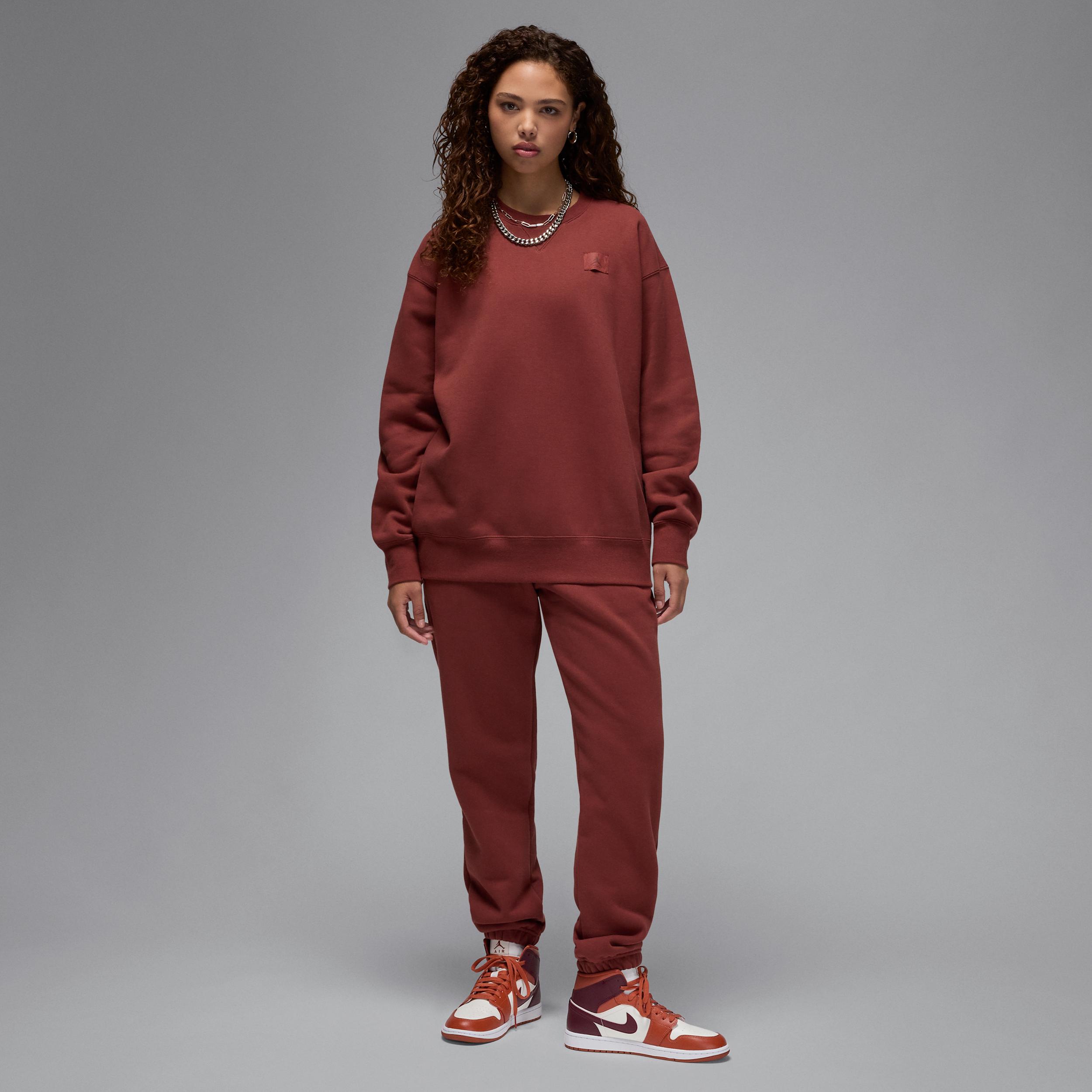 Women's Jordan Flight Fleece Crew-Neck Sweatshirt Product Image