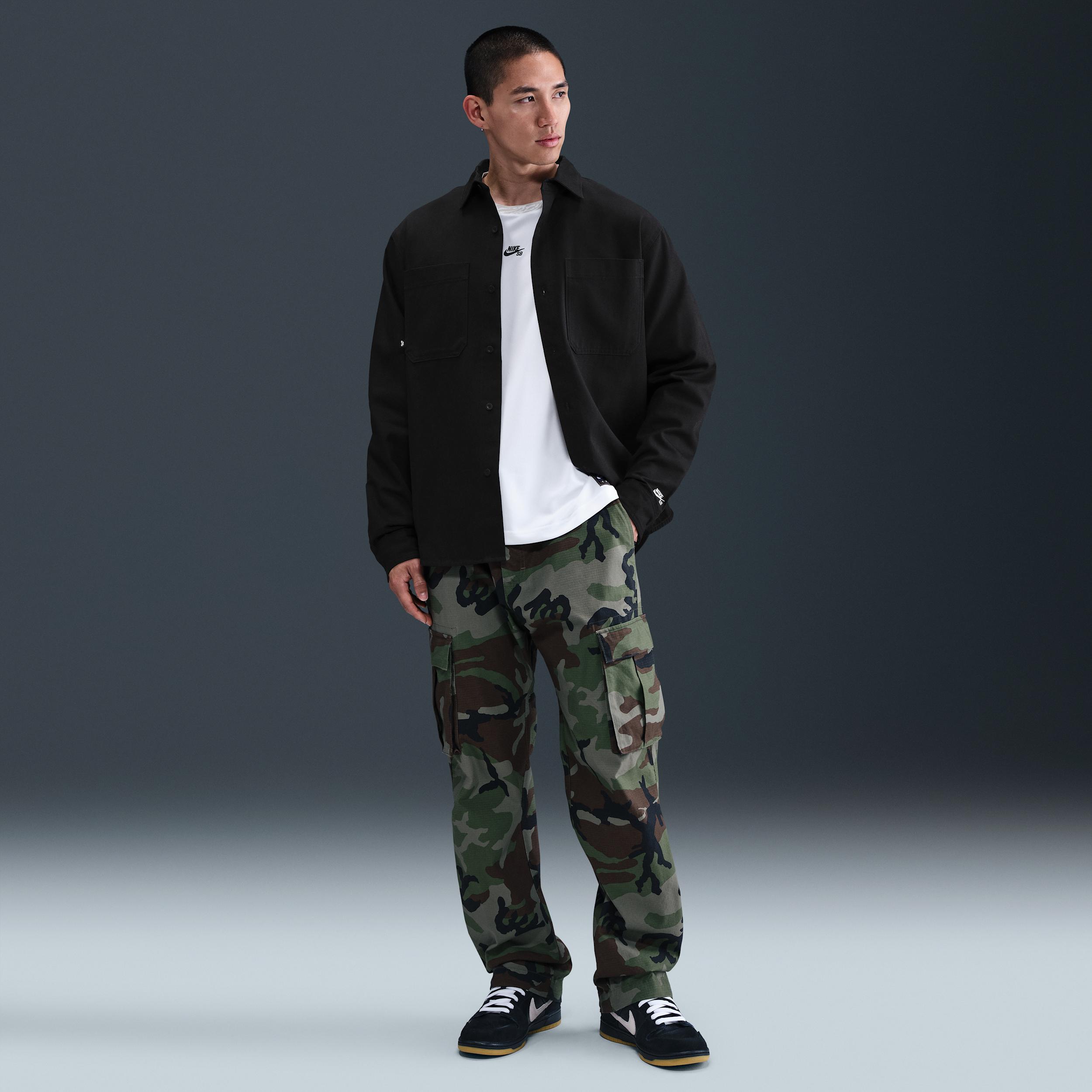 Nike SB Long-Sleeve Woven Skate Top Product Image