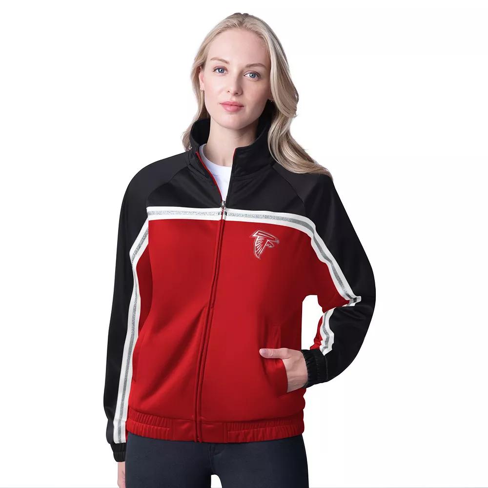 Women's G-III 4Her by Carl Banks Red Atlanta Falcons Post Game Full-Zip Track Jacket,  Product Image