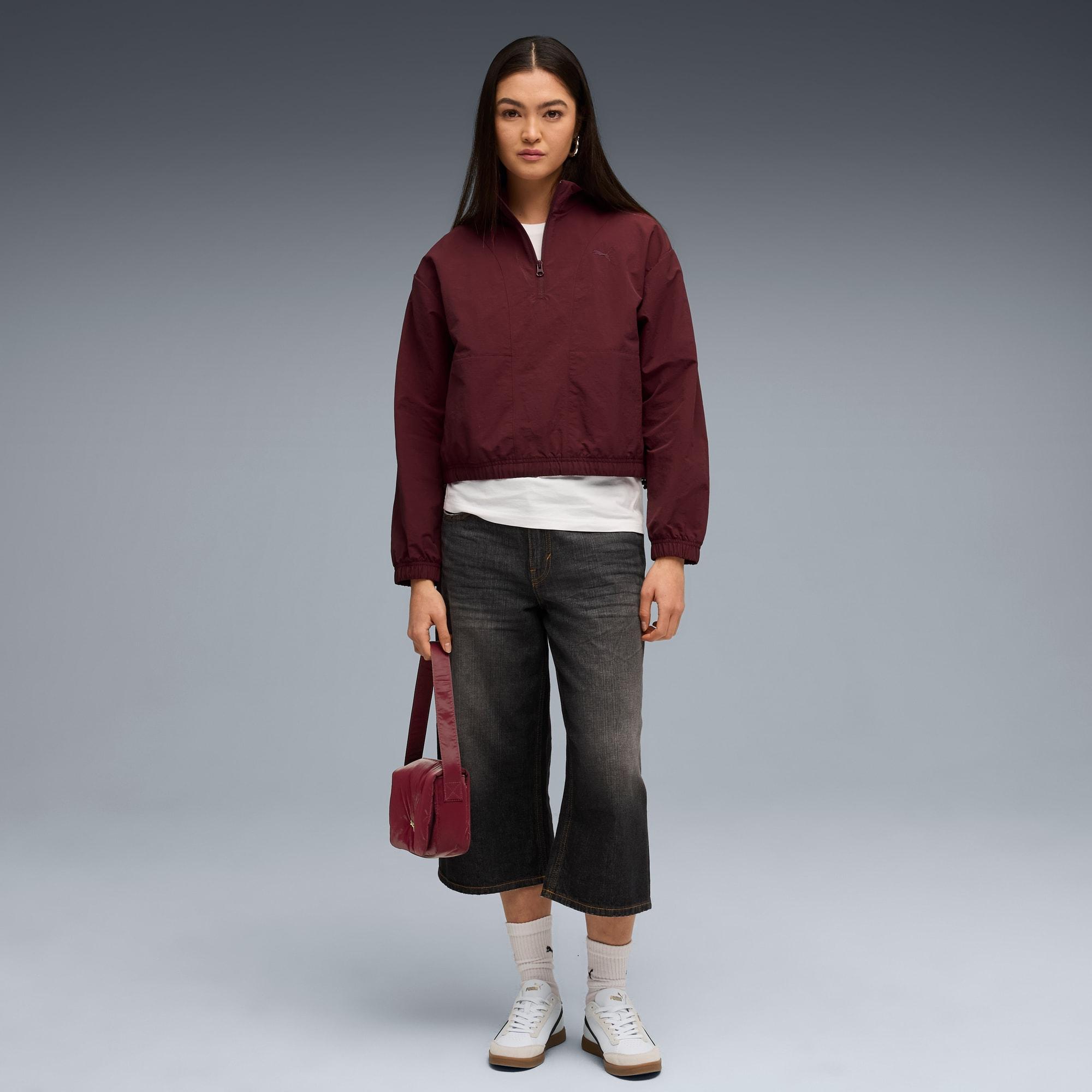 HER Relaxed Half-Zip Crew Women Product Image