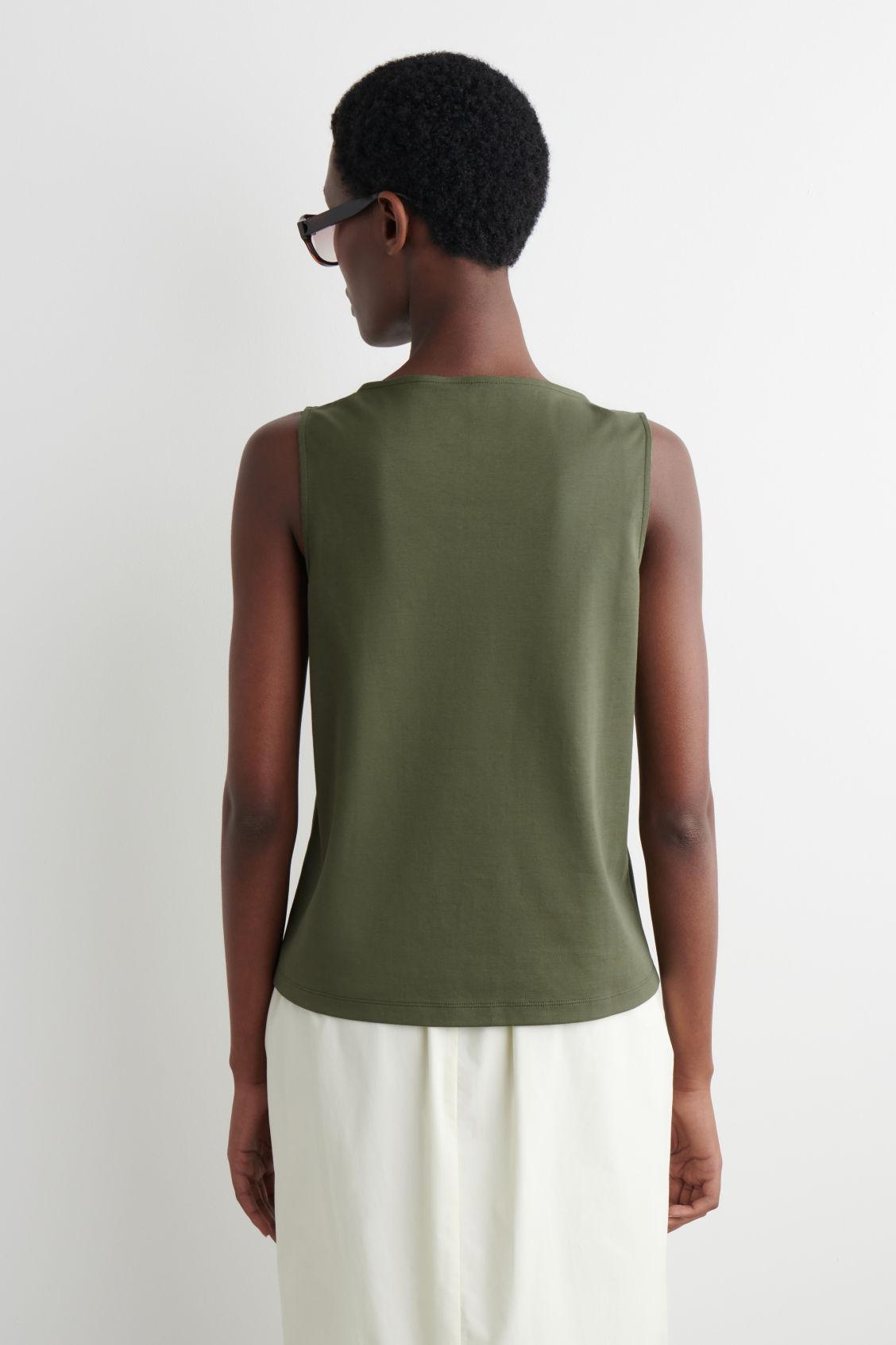 BOAT-NECK TANK TOP Product Image