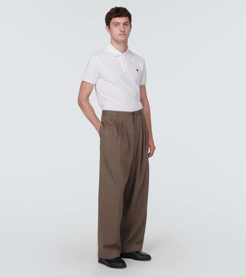 White Cotton Ami de Coeur Polo Product Image