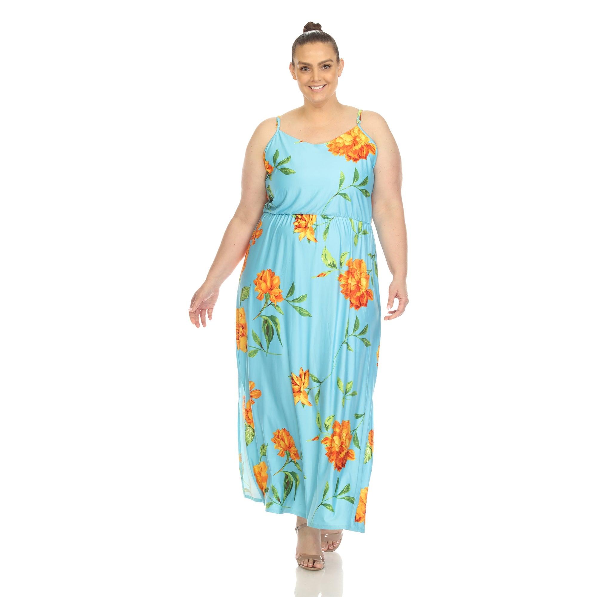 Floral Strap Maxi Dress - Plus Product Image