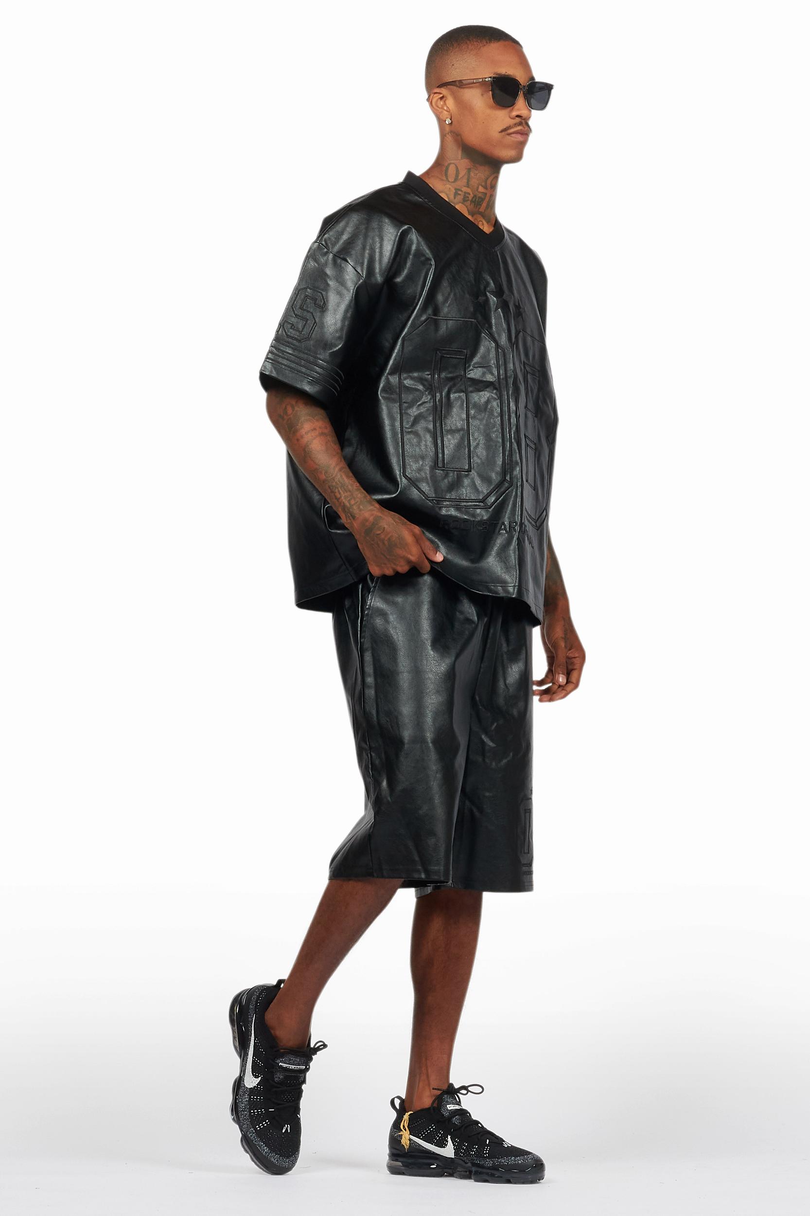 Antosha Black T-Shirt/Short Set Male Product Image