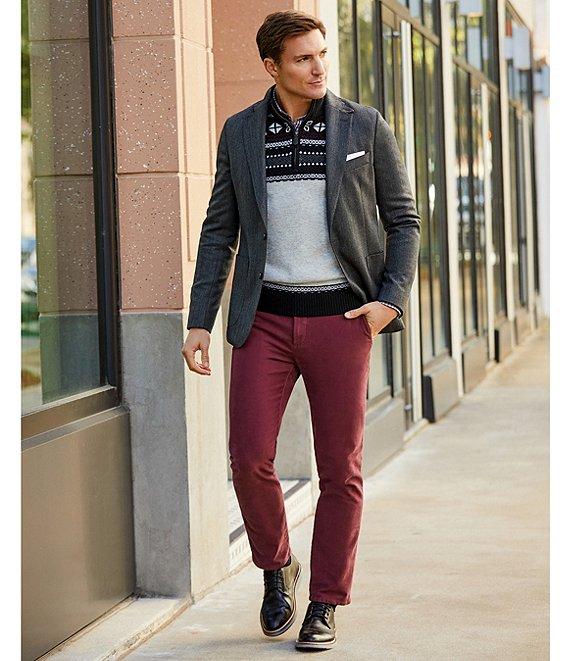 Cremieux Blue Label Chamonix Collection Soho Tailored Fit Garment-Dyed Pants Product Image