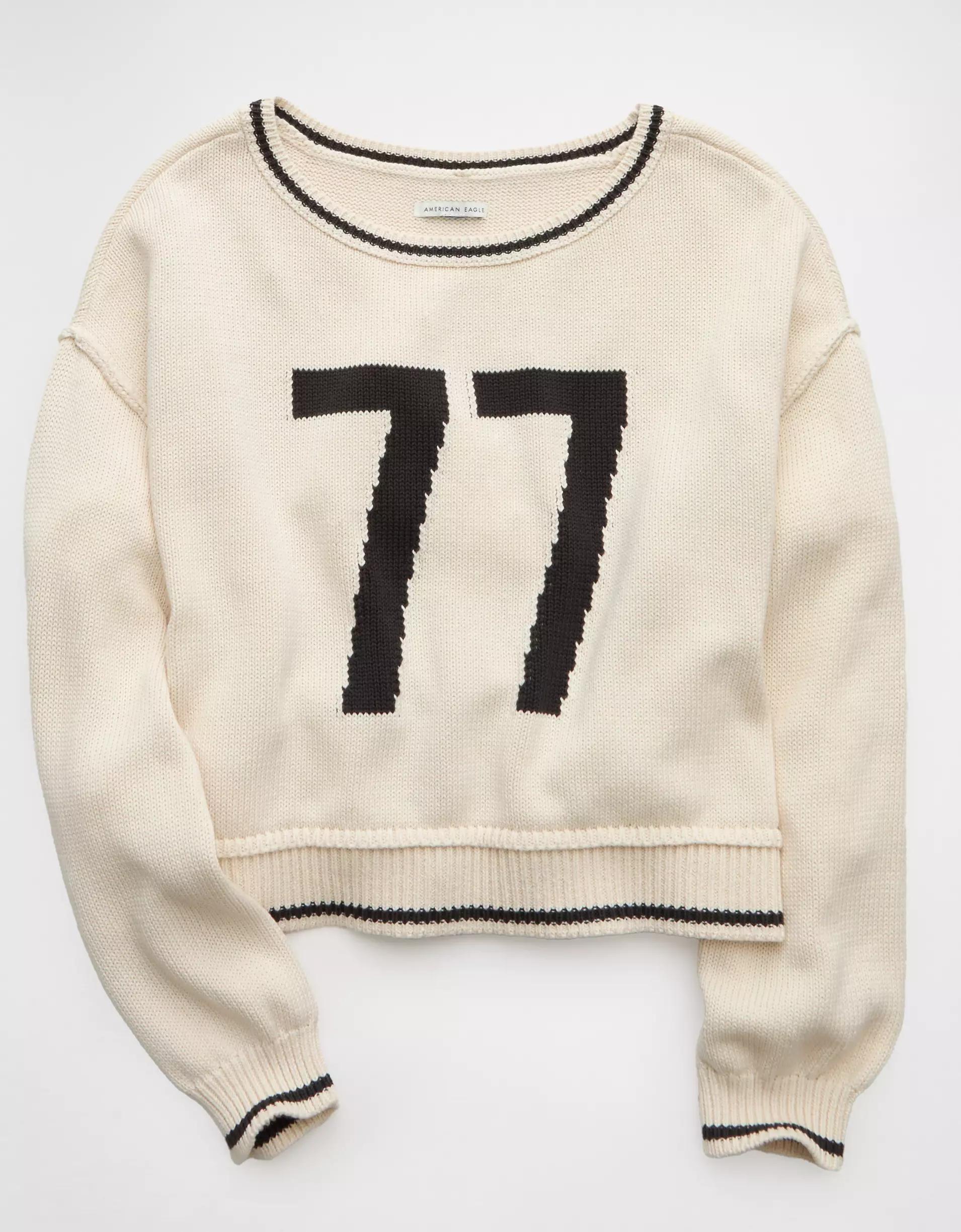 AE Boatneck Graphic Sweater Product Image