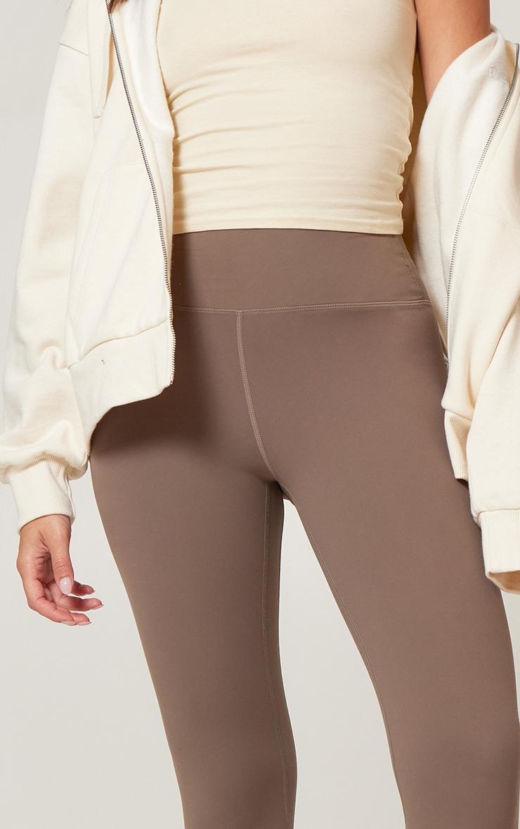 Brown Sculpt High Waist Leggings Product Image