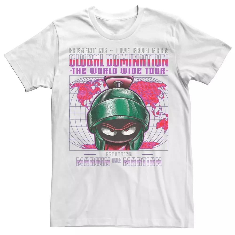 Men's Looney Tunes Marvin The Martian Global Domination Tee,  Product Image
