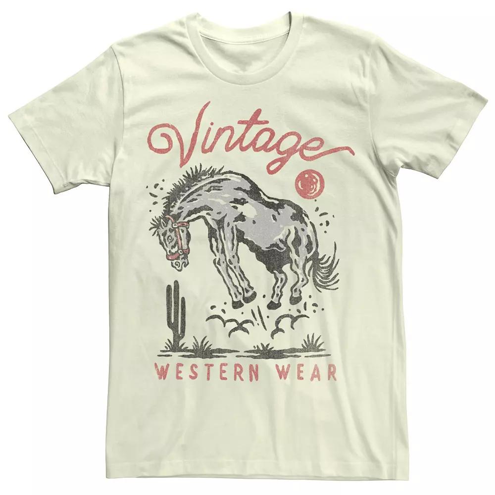 Men's Vintage Western Horse Tee,  Product Image