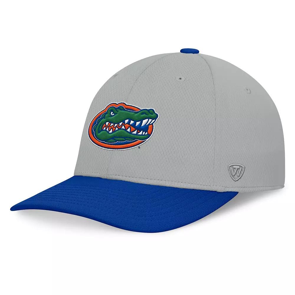 Men's Top of the World  Gray/Royal Florida Gators Mick Flex Hat, Size: Large/XL, Grey Product Image