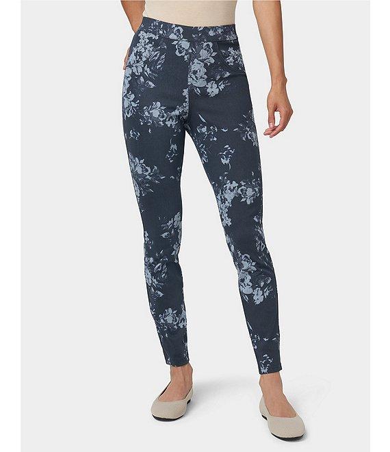 HUE Blue Roses High Rise Denim Leggings Product Image