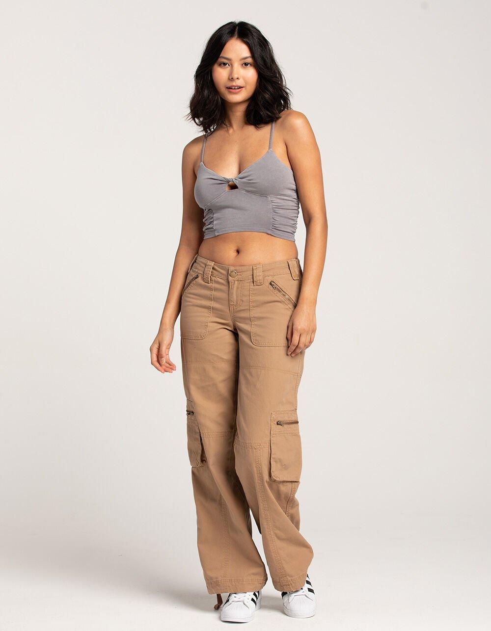FULL TILT Washed Womens Cami - GRAY Product Image
