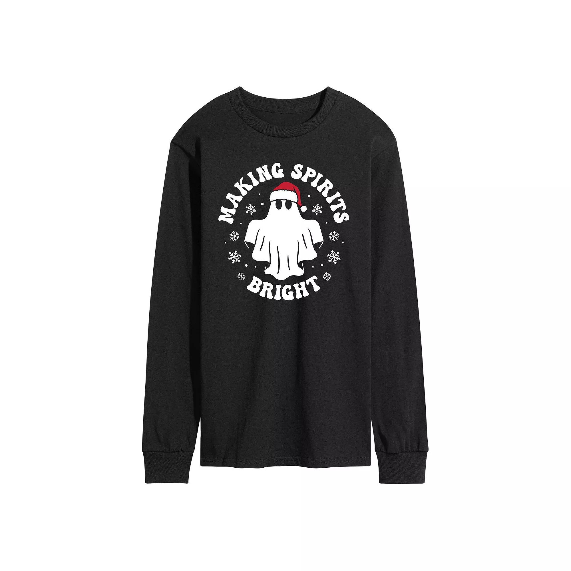Men's Making Spirits Bright Long Sleeve Tee,  Product Image