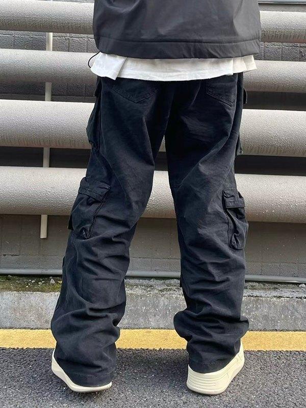 Men's Vintage Pocket Loose Cargo Pants Product Image