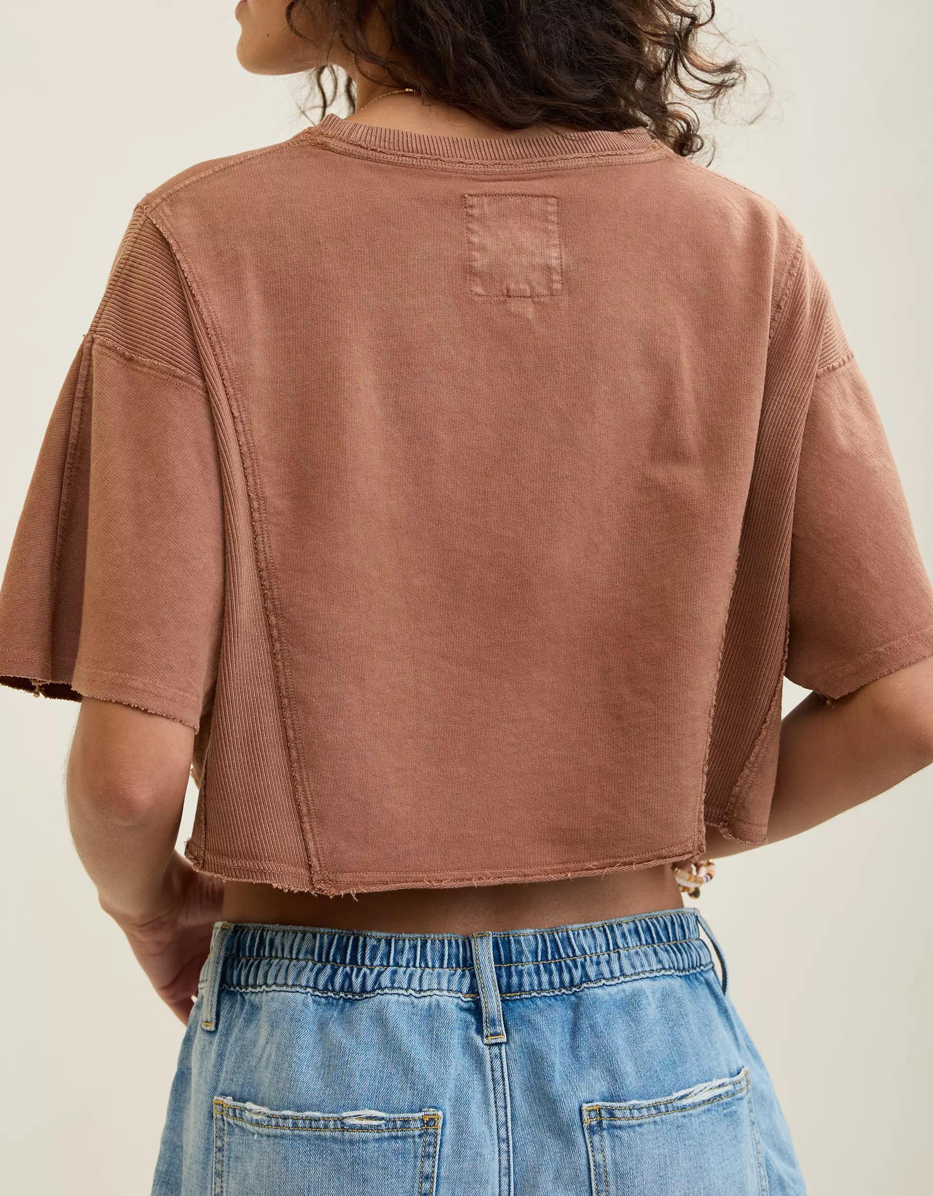 Aerie Let Loose Fleece T-Shirt Product Image