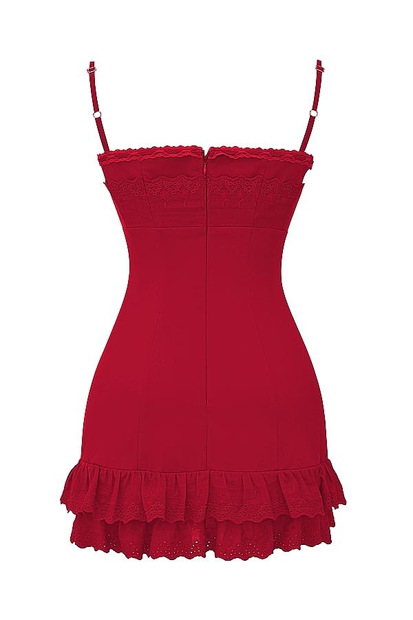 Luci  cherry corset dress Product Image