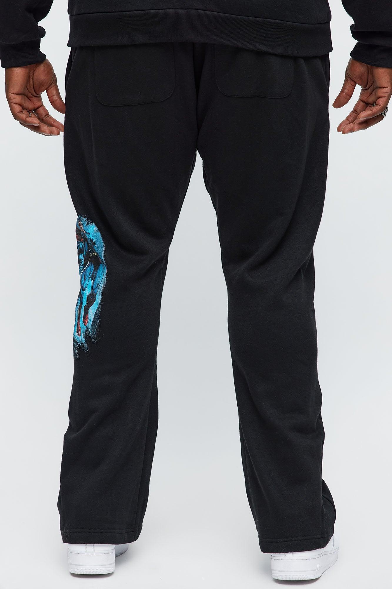Batman Superman Best Heroes Sweatpants - Black Product Image