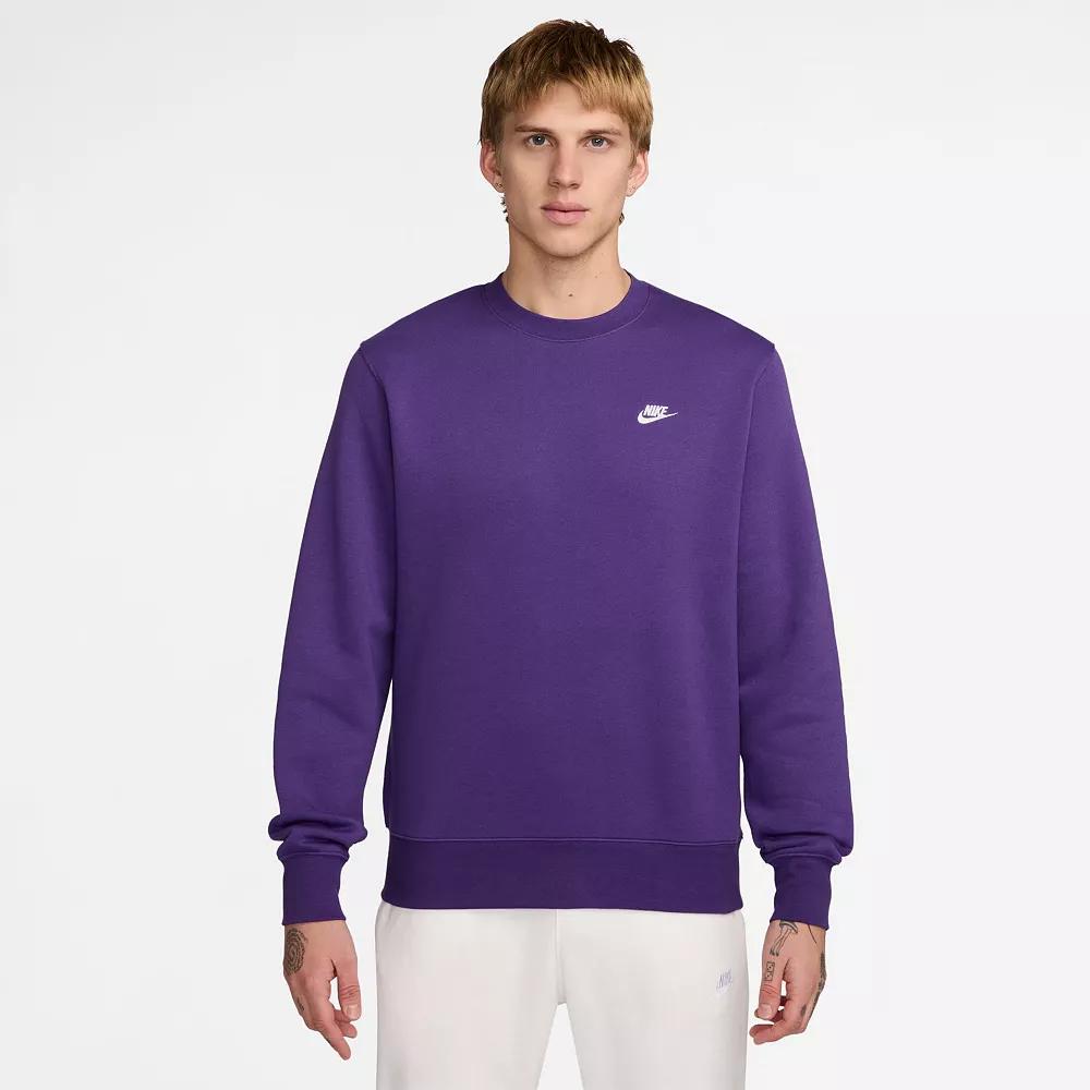 Big & Tall Nike Club Fleece Crewneck Sweatshirt, Men's,  Product Image