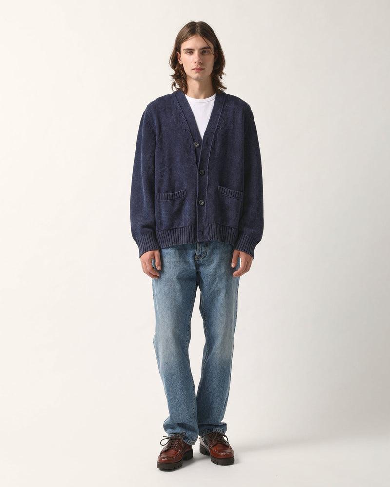 Acid Wash Cardigan - Midnight Product Image