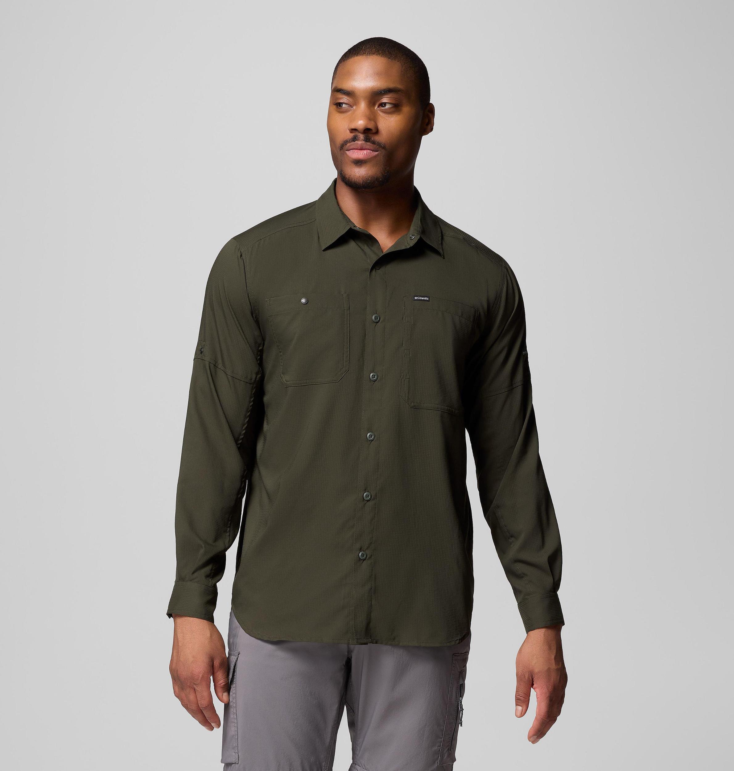 Columbia Mens Silver Ridge Utility Lite Long Sleeve Shirt- Product Image