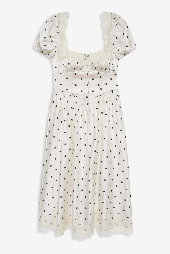 Ines Midi Dress — Cream Product Image