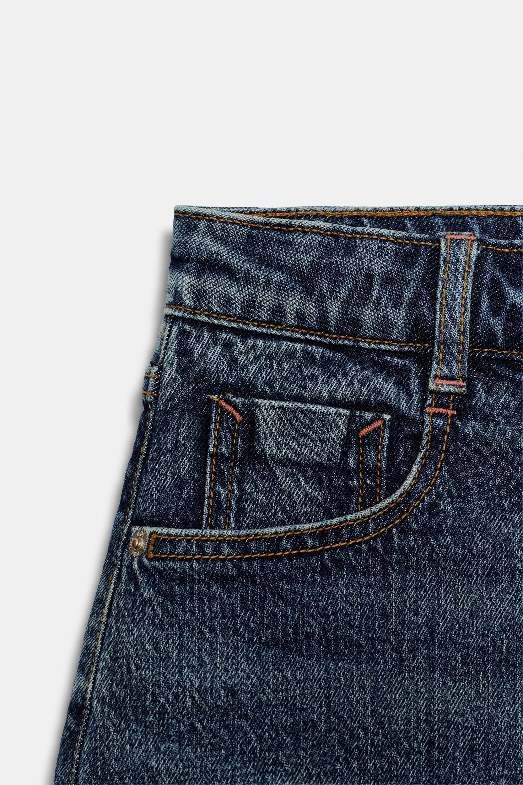 Z1975 DENIM SKORT WITH RAW HEM Product Image