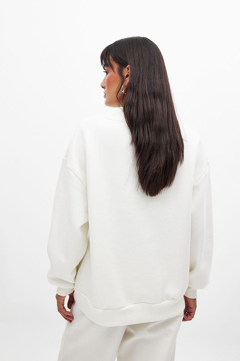 High Neck Detail Sweatshirt Product Image