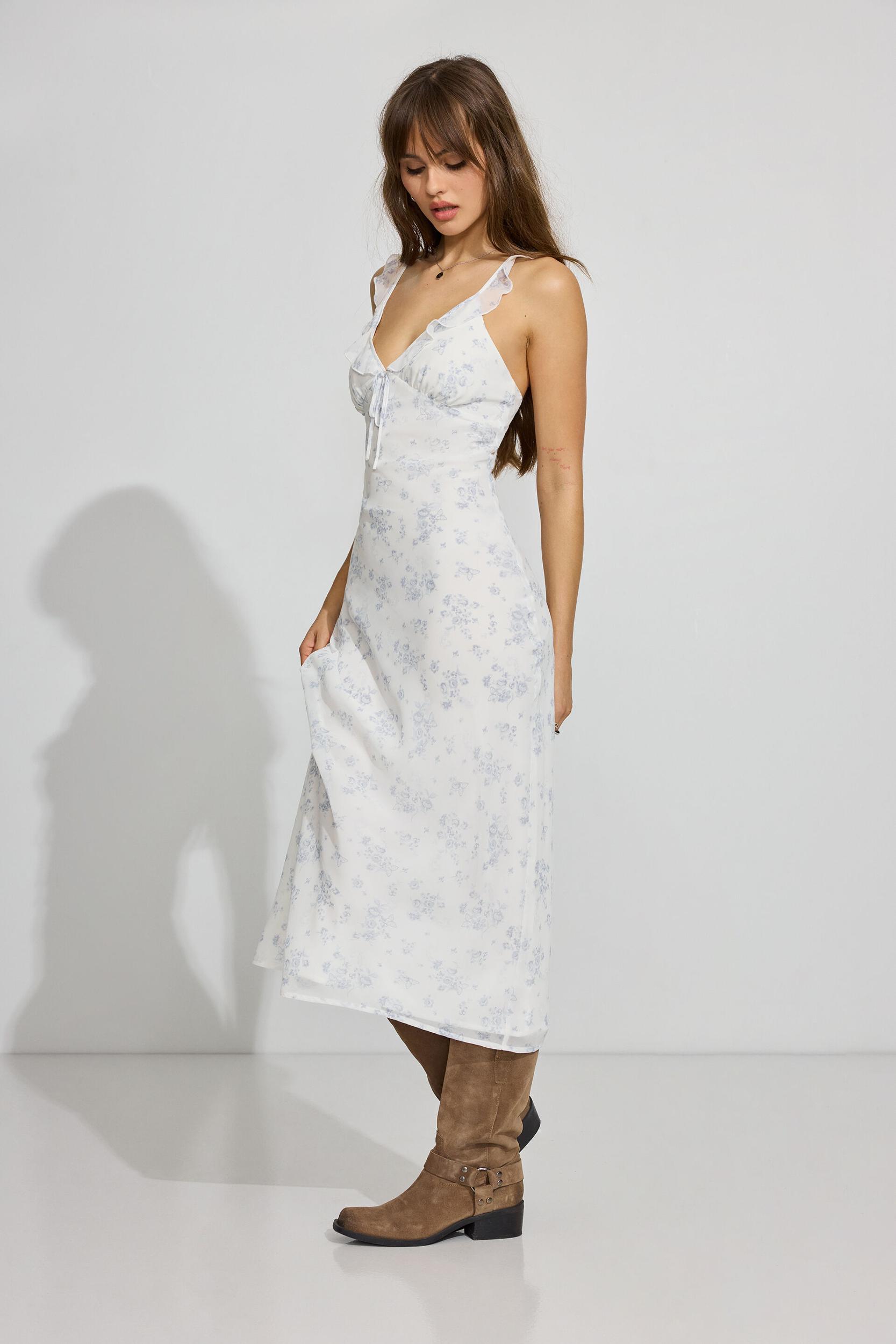 Ruffle Maxi Dress Product Image