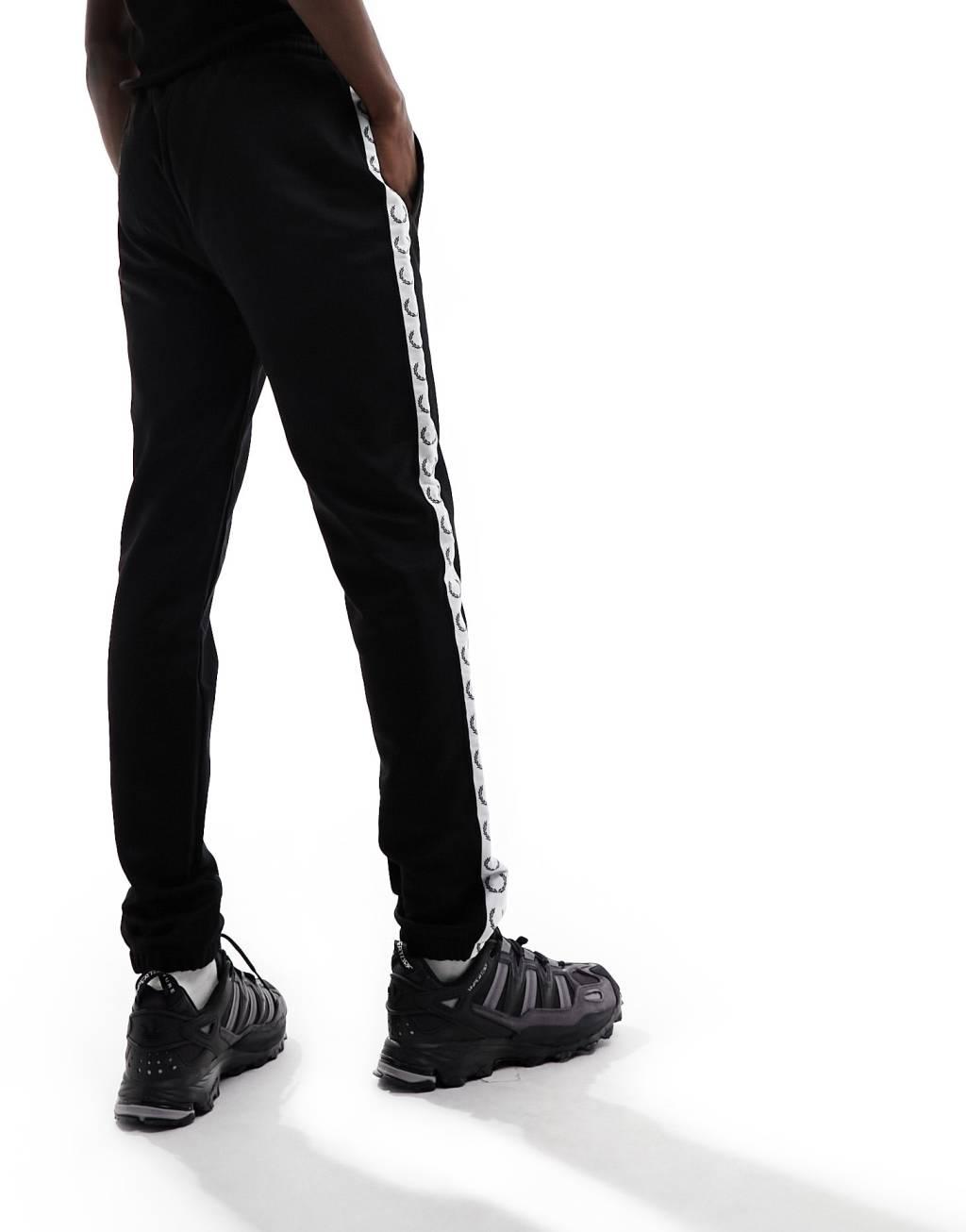 Fred Perry taped track sweatpants Product Image