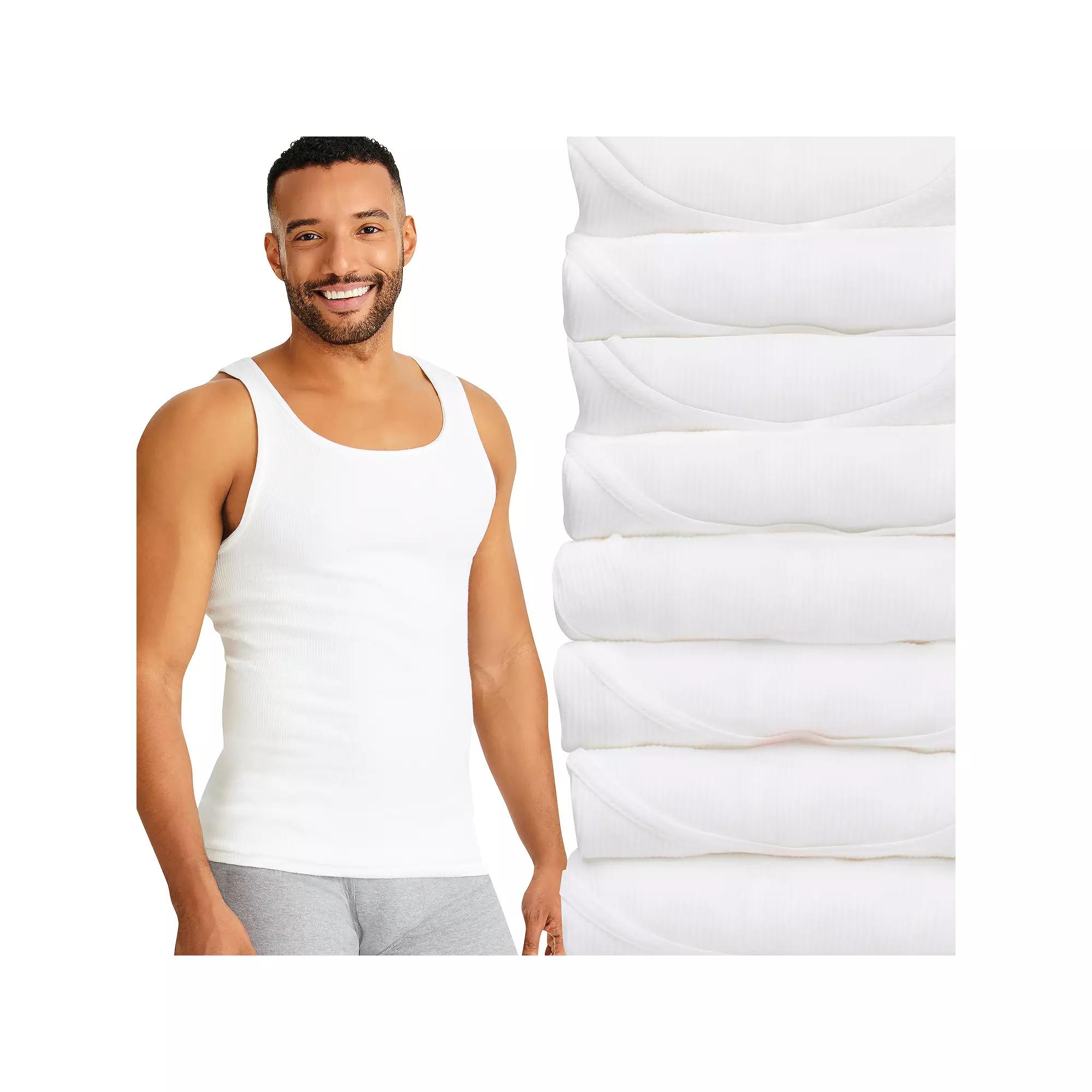 Men's Hanes® 7-Pack ComfortSoft Ultimate Tank Undershirt,  Product Image