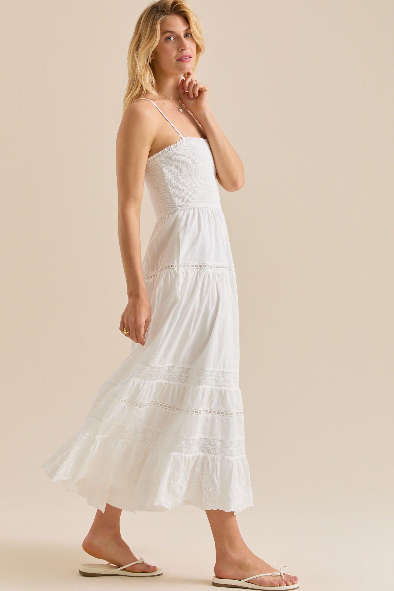 Karine Tiered Midi Dress Product Image