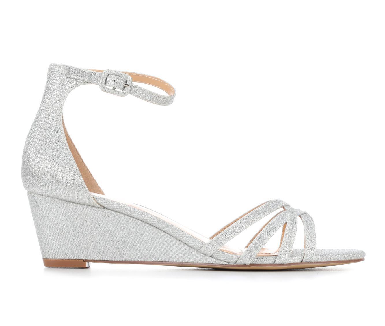 Women's American Glamour BadgleyM Jemi Special Occasion Wedge Sandals Product Image