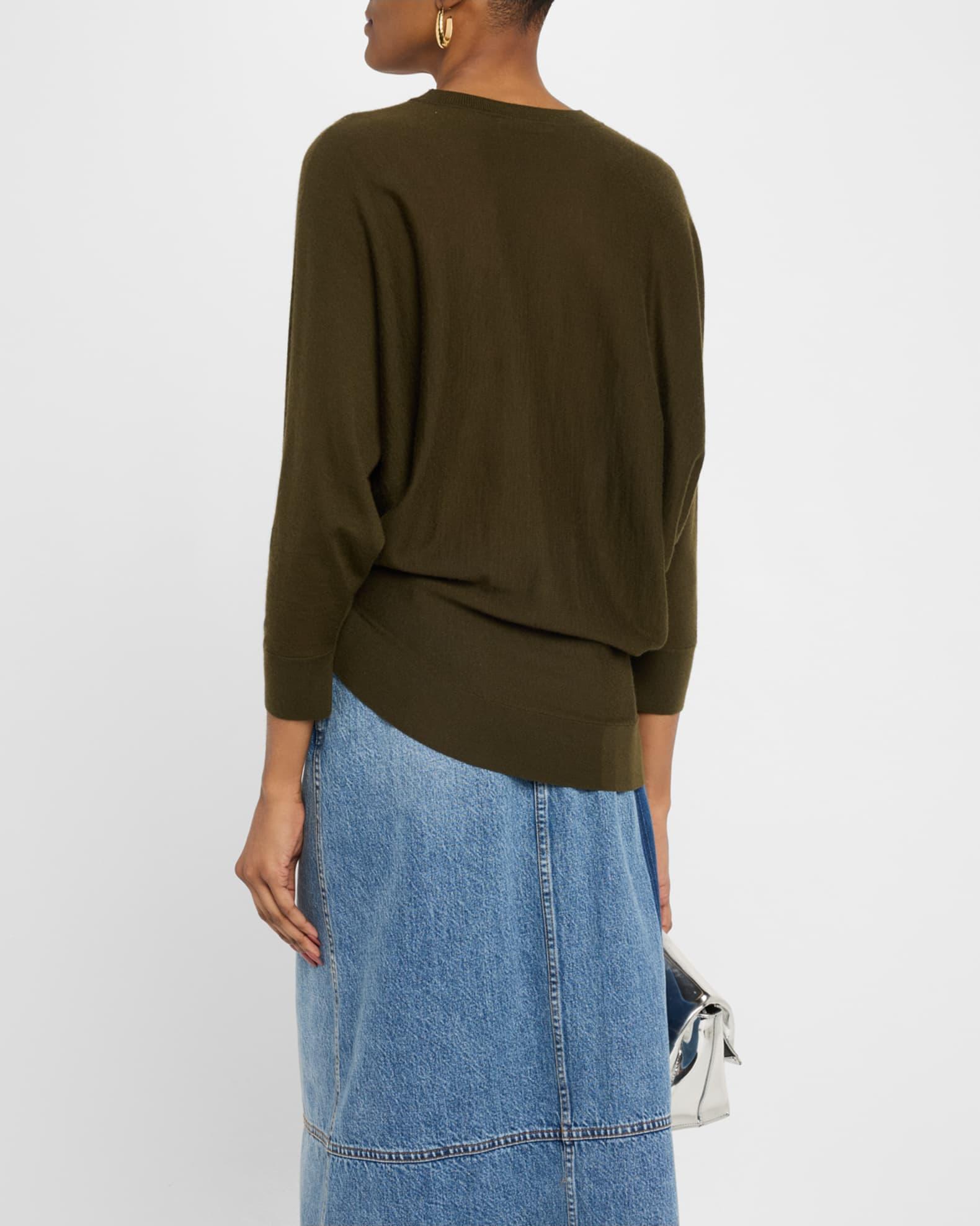 Asymmetrical Cashmere Knit Pullover Product Image