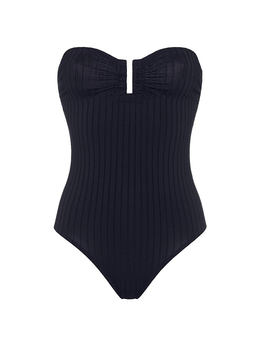 Womens Bossa Nova One-Piece Bustier Swimsuit Product Image