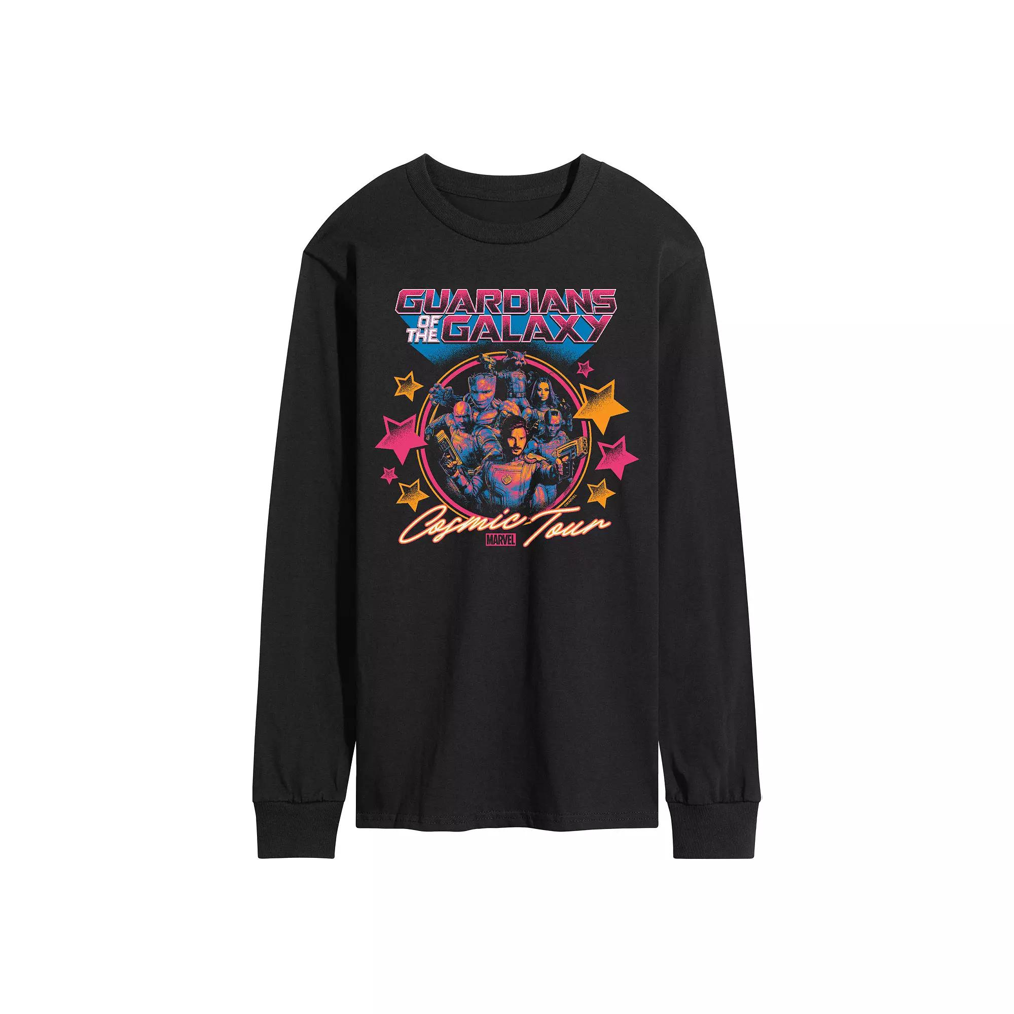 Men's Marvel Guardians Of The Galaxy Cosmic Tour Long Sleeve Graphic Tee,  Product Image