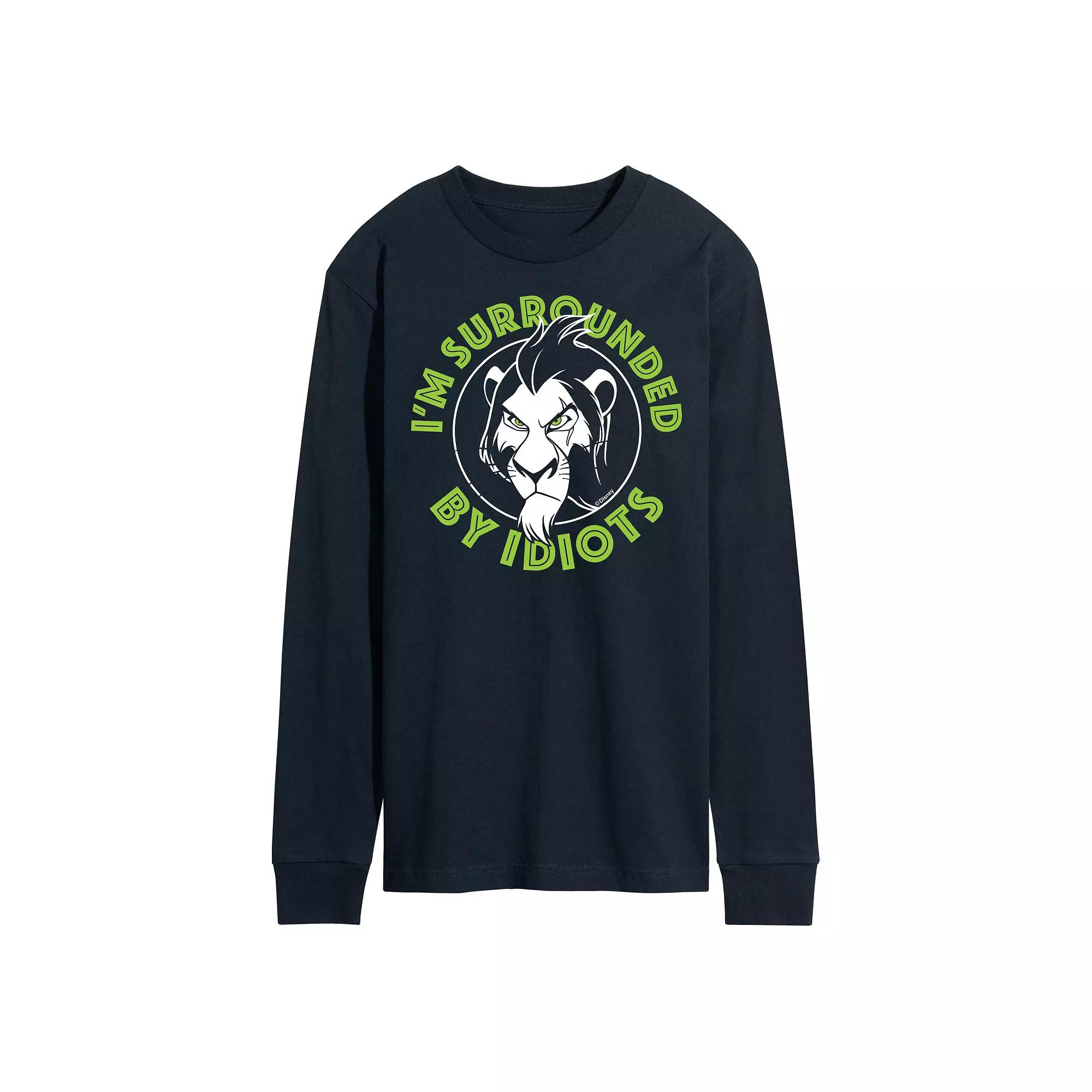 Men's A Christmas Story Pink Bunny Long Sleeve Graphic Tee,  Product Image