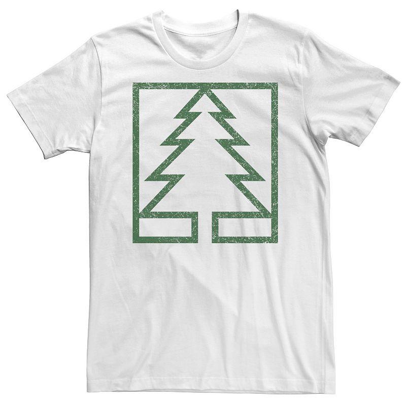 Big & Tall Pine Tree Square Graphic Tee, Men's,  Product Image