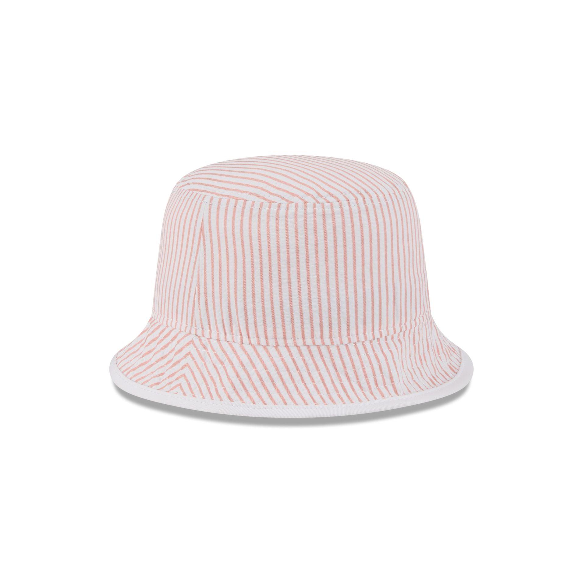 New Era Cap Peach Pinstripe Bucket Hat Male Product Image
