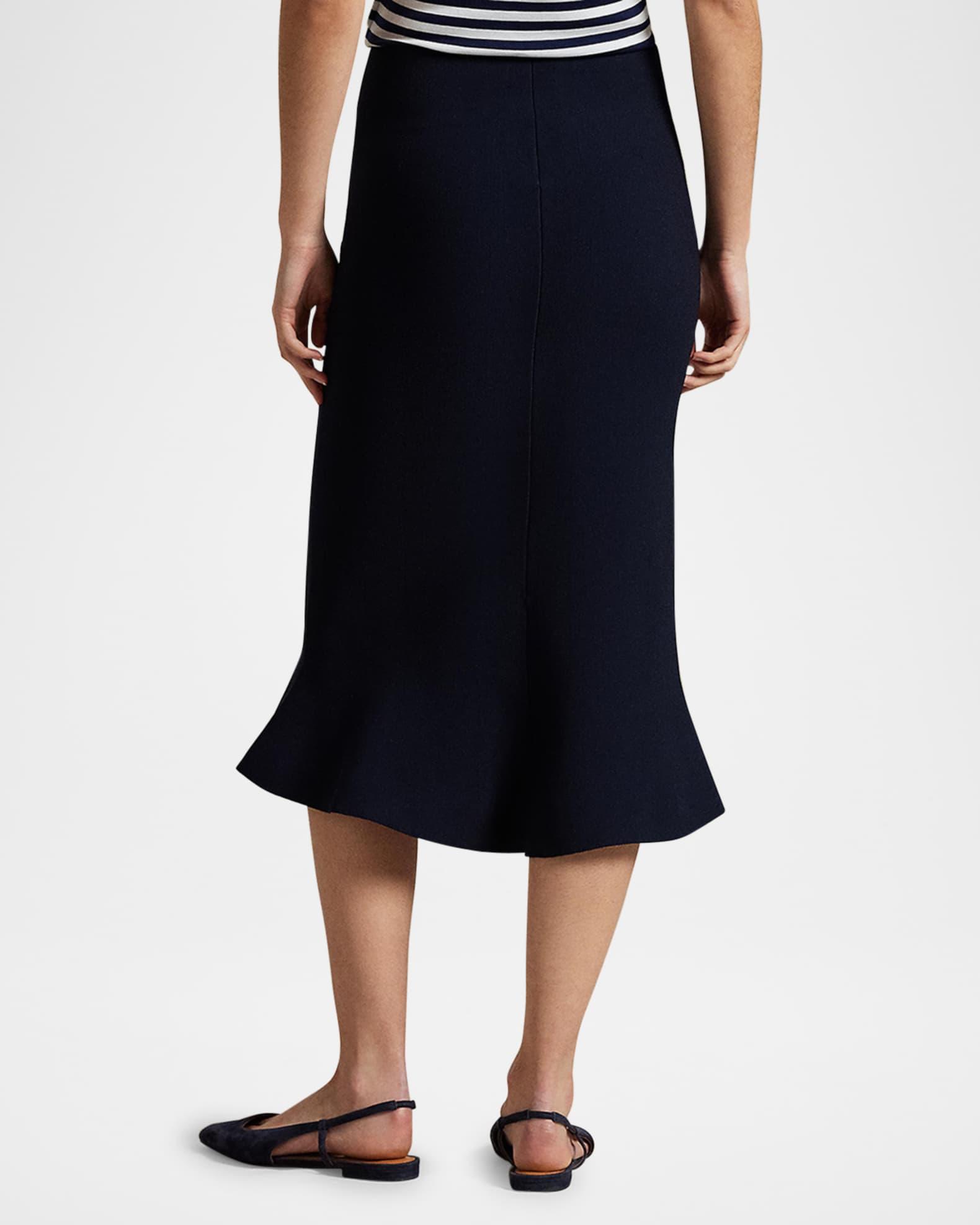 Flared Knit Skirt Product Image