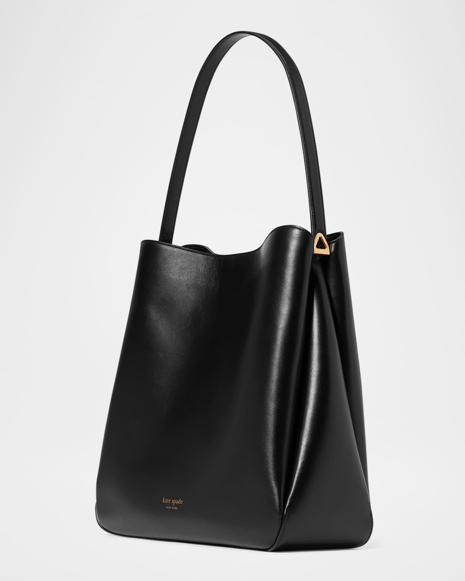 grace large grain leather hobo bag Product Image