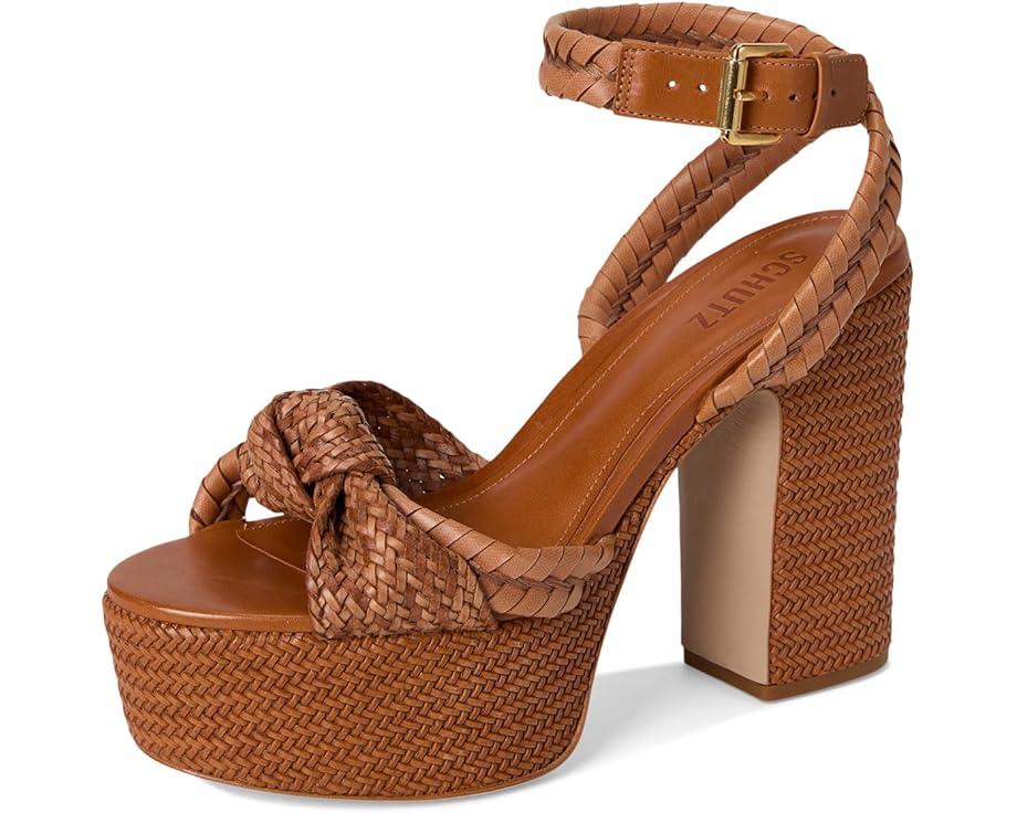 Pessa Woven Platform Sandals Product Image