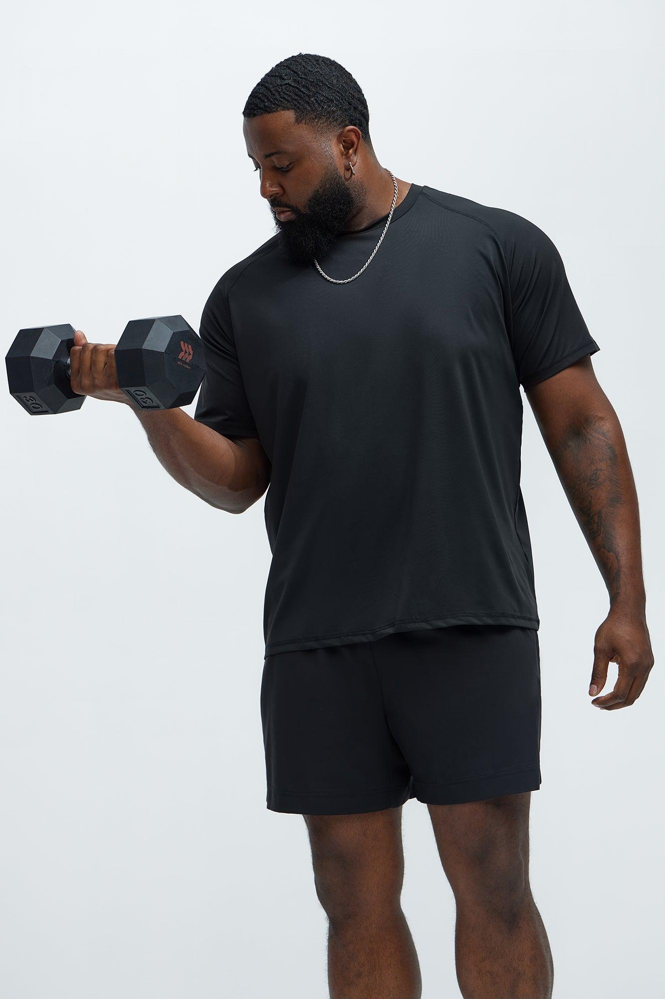 Vital Active Raglan Tee - Black Product Image